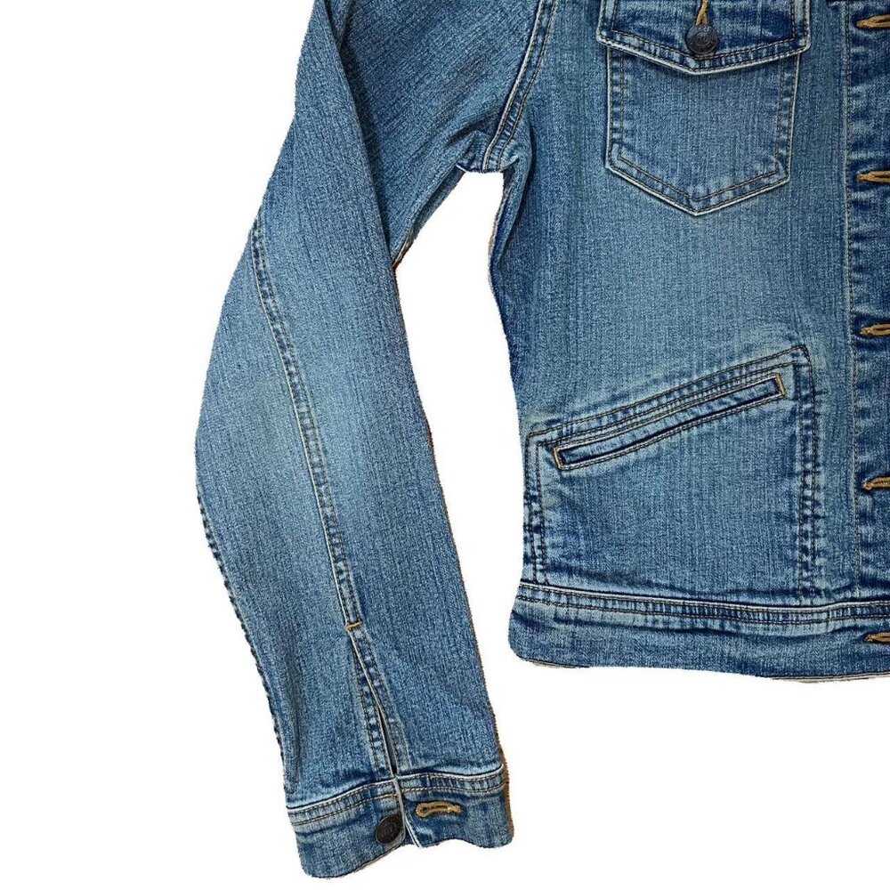 Vintage Ralph Lauren Denim Jacket with Corduroy Collar - Picture 6 of 8